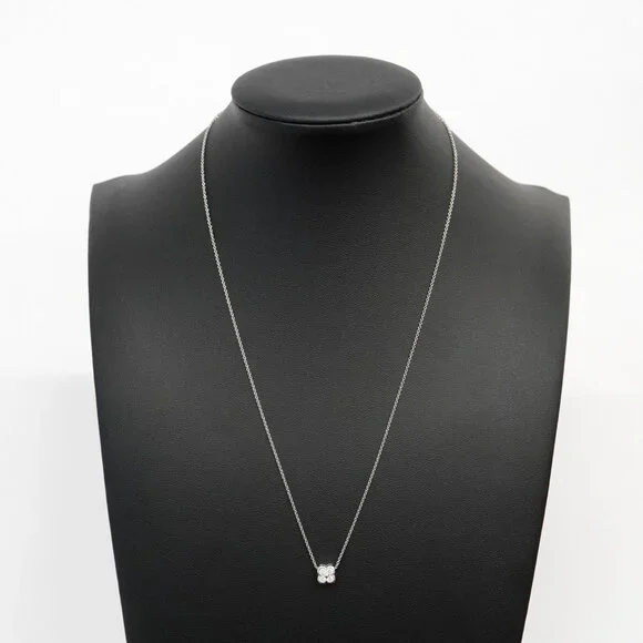 TIFFANY Silver Diamond Necklace - Picture 6 of 8